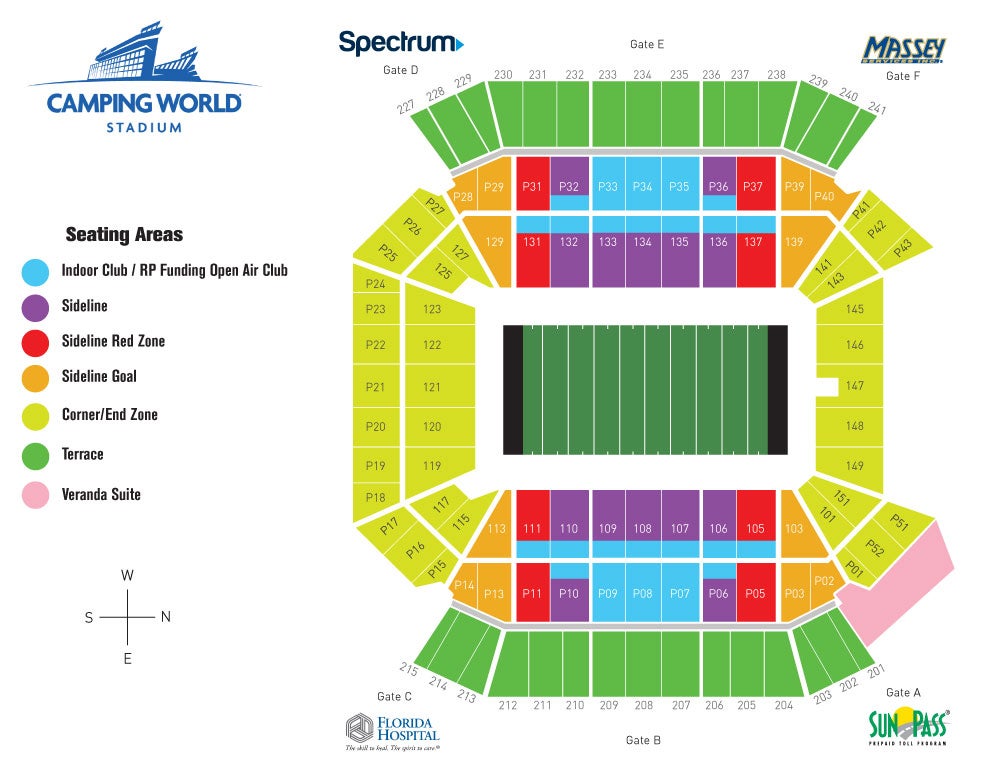 Orange Bowl Seating Chart 2016