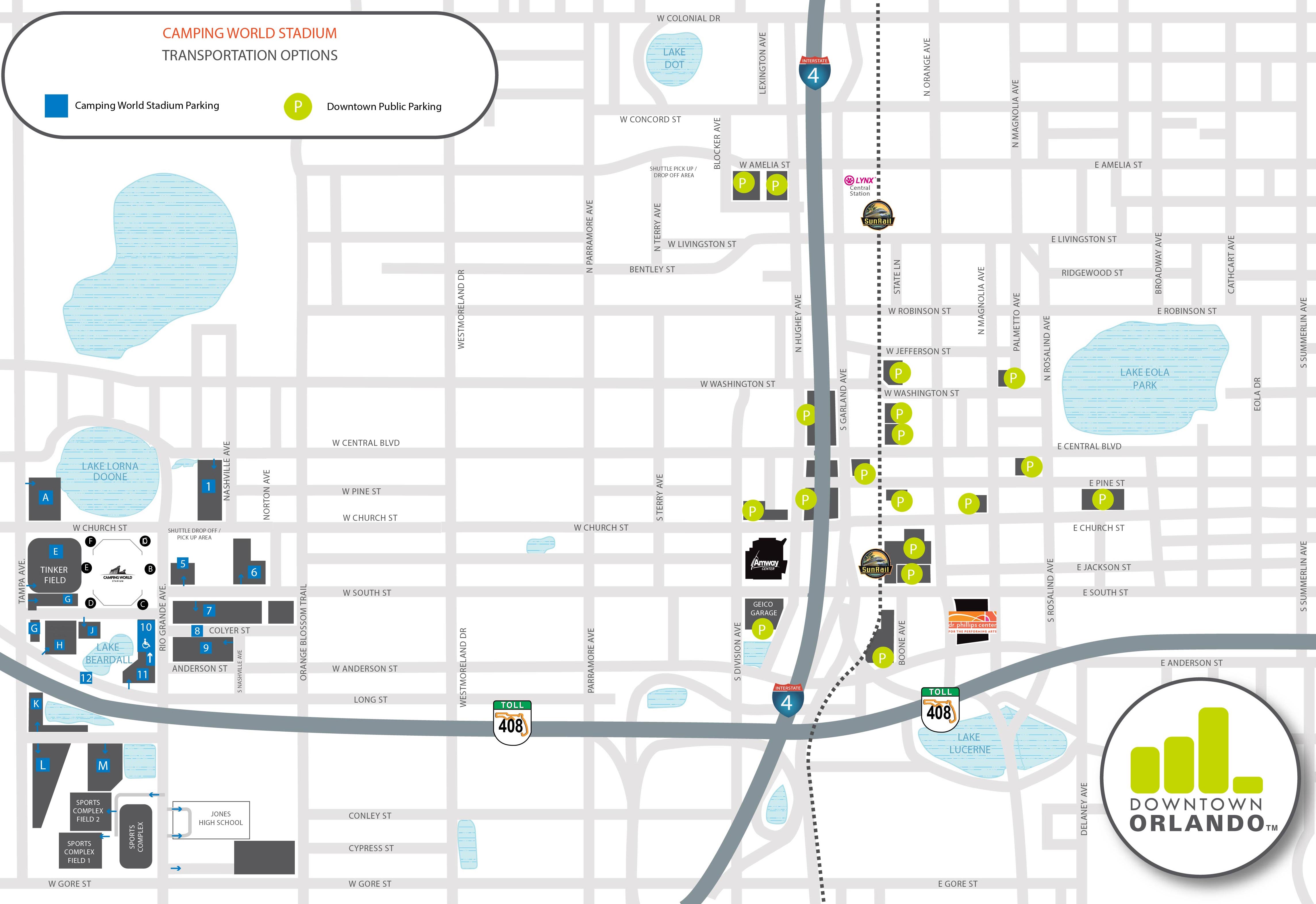 Camping World Stadium Virtual Seat Chart