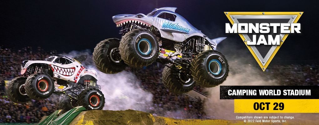 Monster Jam rampages over Orlando's Camping World Stadium this weekend, Orlando