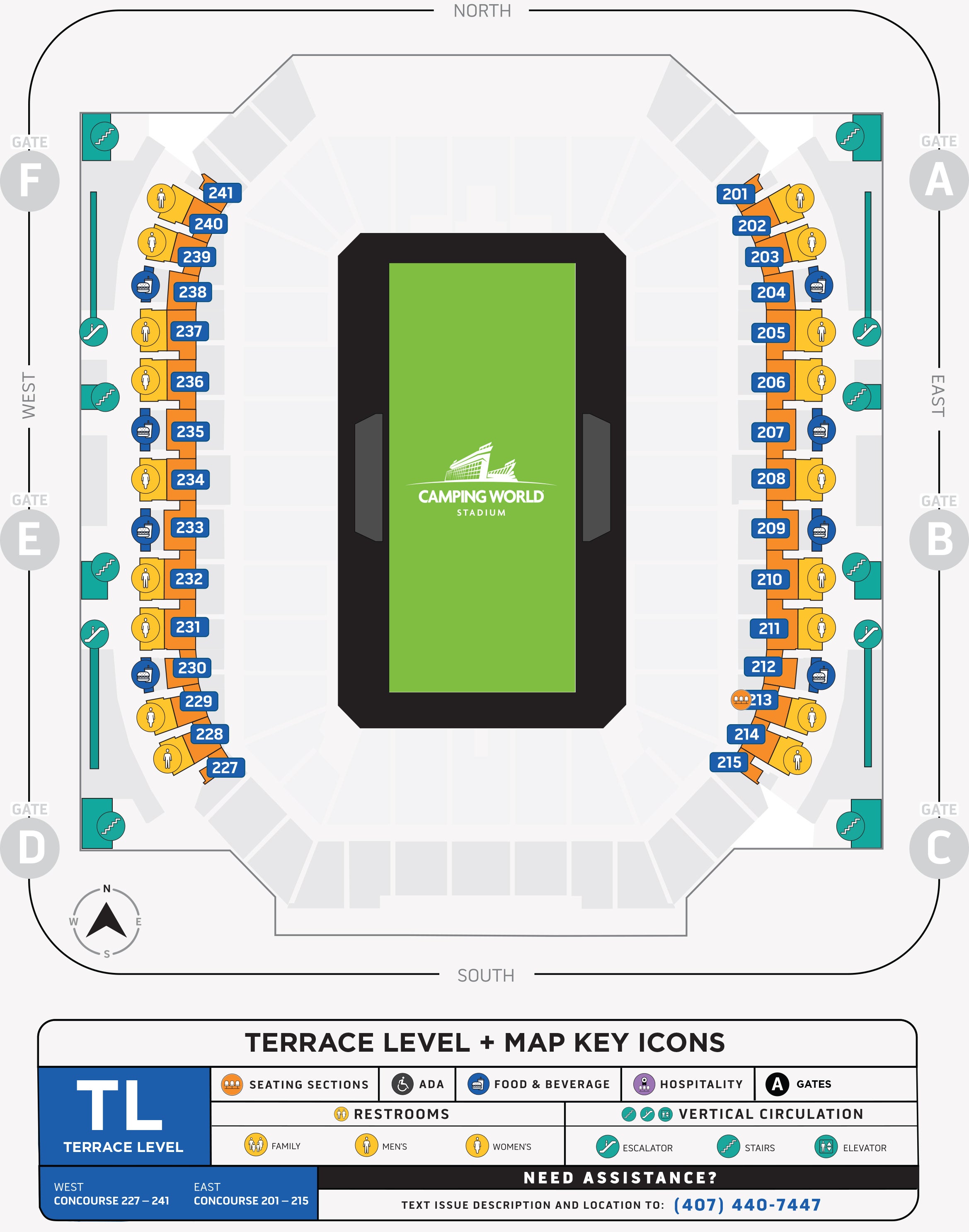 Seating Charts Camping World Stadium